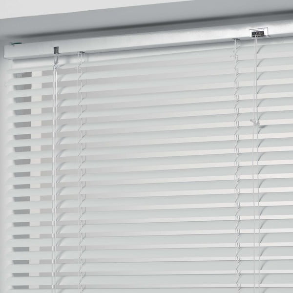 Biała metalowa żaluzja 90x130 cm Venitien – douceur d'intérieur-image-1