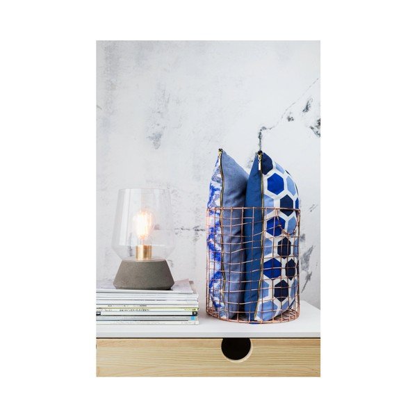 Zestaw 2 poduszek z wypełnieniem Karup Deco Cushion Ocean Geometry/Navy, 45x25 cm-image-2