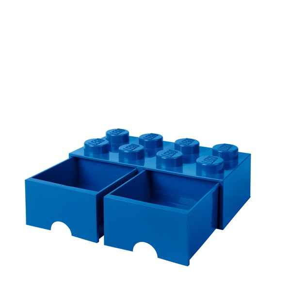 Niebieski pojemnik z 2 szufladami LEGO®-image-3