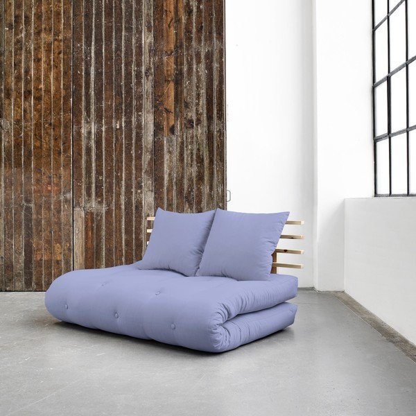 Sofa rozkładana Karup Shin Sano Natural/Blue Breeze-image-1