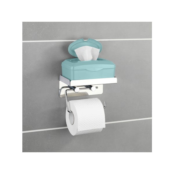 Samoprzyczepny uchwyt na papier toaletowy 2w1 Wenko-image-1