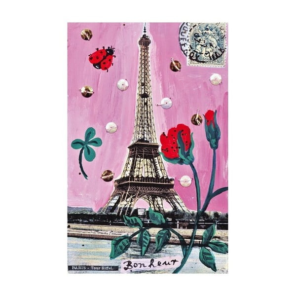 Plakat Mon Petit Art Paris en Rose, 85 x 58 cm