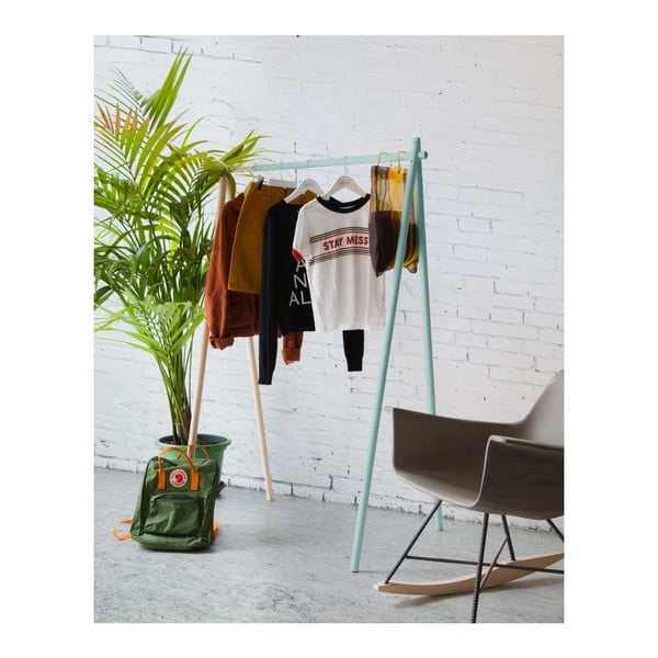 Wieszak na ubrania z jasnozielonym detalem Really Nice Things Minimal-image-3