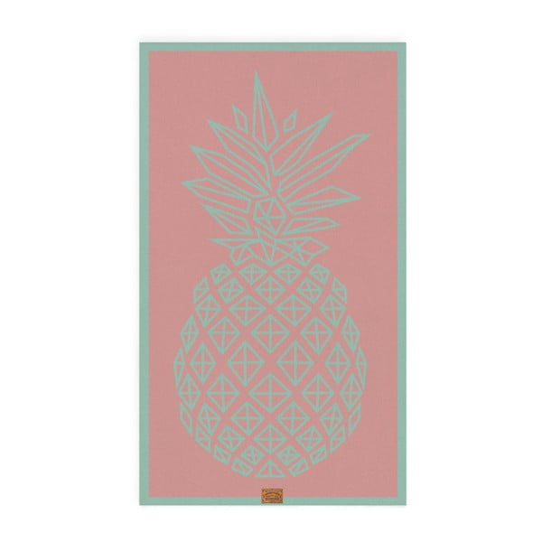 Ręcznik kąpielowy Hawke&Thorn Pineapple, 90x160 cm