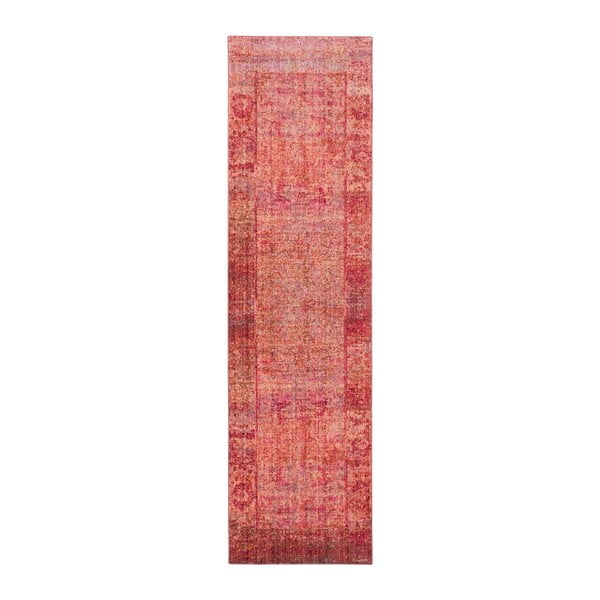 Czerwonoróżowy chodnik Safavieh Lulu Vintage, 243x68 cm