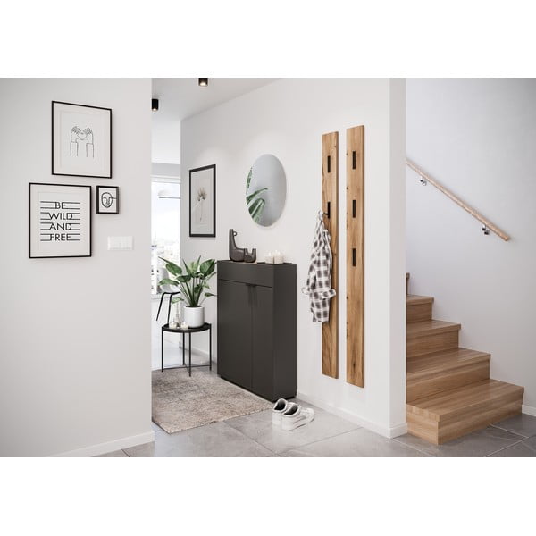 Antracytowy zestaw do przedpokoju Ameca – Germania-image-1