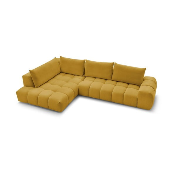 Narożnik w kolorze ochry (lewostronny) Everest – Bobochic Paris-image-4