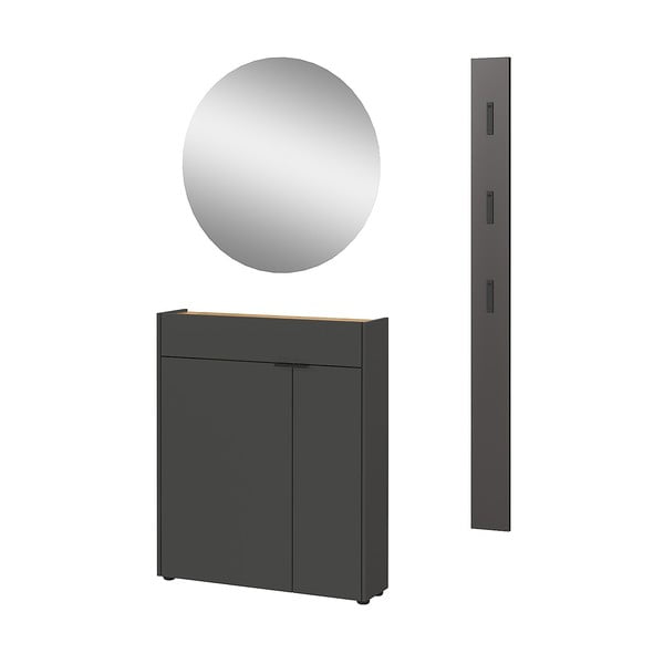 Antracytowy zestaw do przedpokoju Ameca – Germania