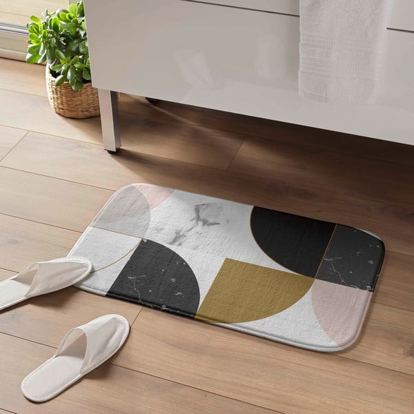 Dywanik łazienkowy 45x75 cm Geomarbre – douceur d'intérieur-image-1