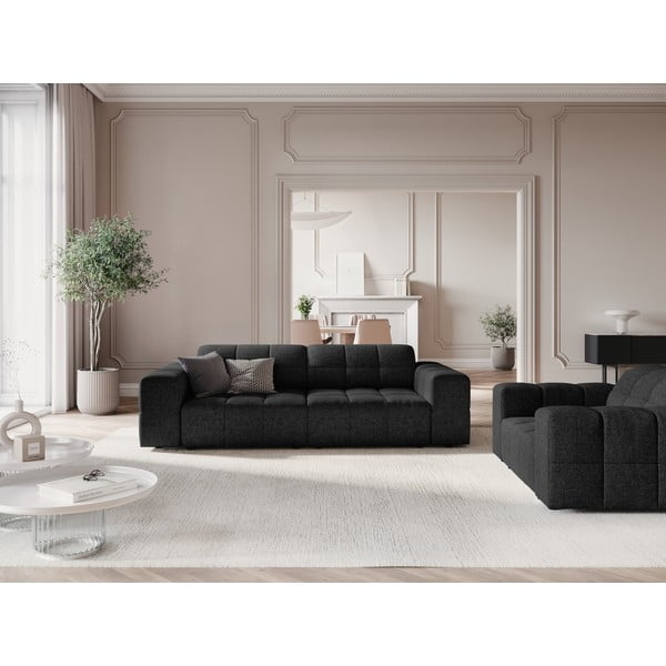 Antracytowa sofa 204 cm Chicago – Cosmopolitan Design-image-1