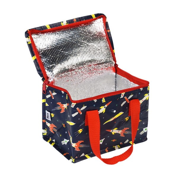 Ciemnoniebieska torba termiczna Space Age Rocket – Rex London-image-2