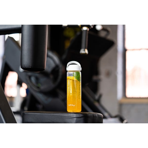 Biała szklana butelka 540 ml Fuori – Vialli Design-image-1