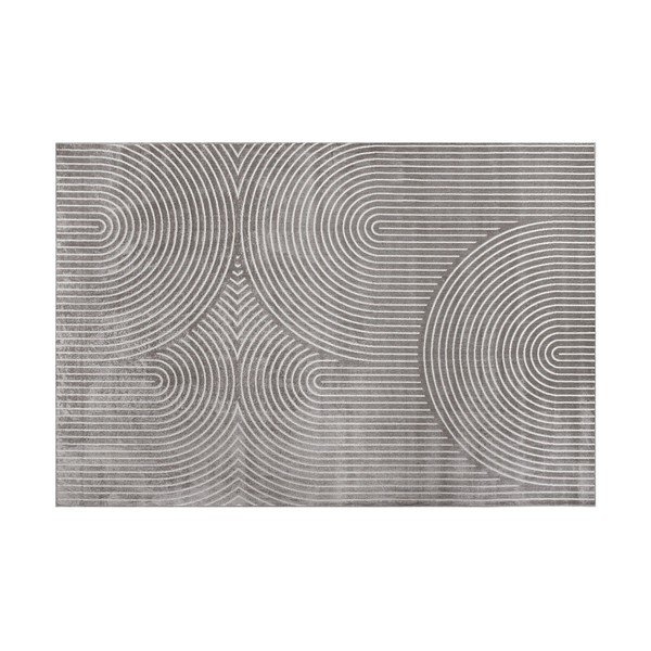 Szary dywan z wiskozy 140x200 cm Geode – douceur d'intérieur-image-2