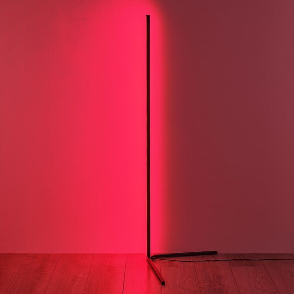 Czarna lampa stojąca LED (wys. 141 cm) Level – Reality-image-2