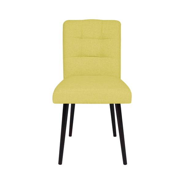 Żółte krzesło do jadalni Cosmopolitan Design Monaco