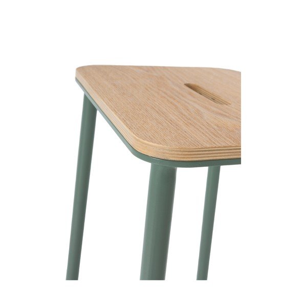 Zielone hokery zestaw 2 szt. (wysokość siedziska 65 cm) Abba – Marckeric-image-4