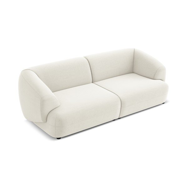 Biała aksamitna sofa 232 cm Moana – Makamii-image-2