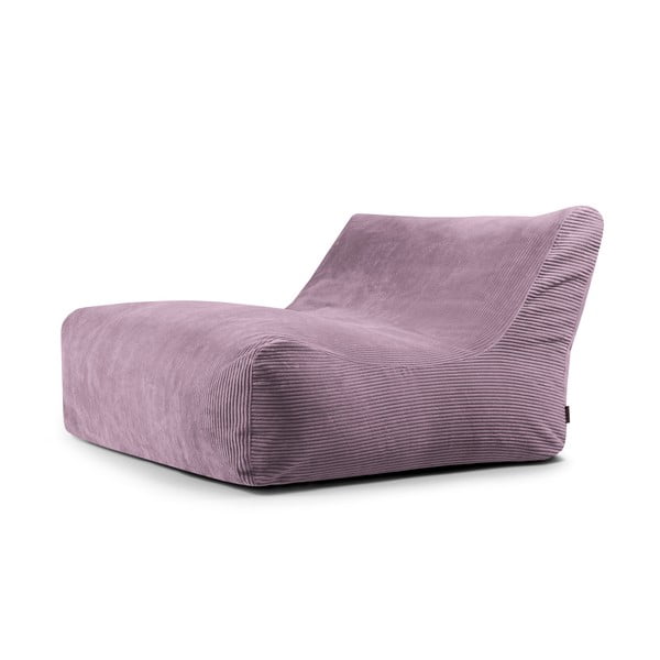 Fioletowy sztruksowy worek do siedzenia Sofa Lounge – SLOWDOWN