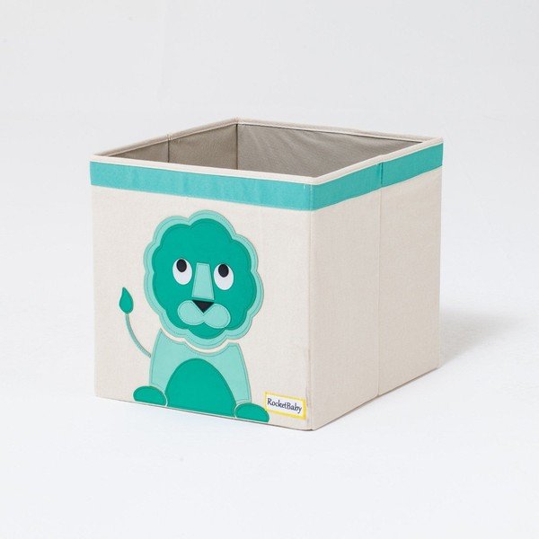 Materiałowy dziecięcy pojemnik do przechowywania Eddy the Lion – Rocket Baby-image-3
