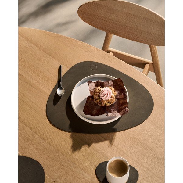 Mata stołowa ze skóry ekologicznej 37x44 cm Curve L Nupo – LIND DNA-image-1