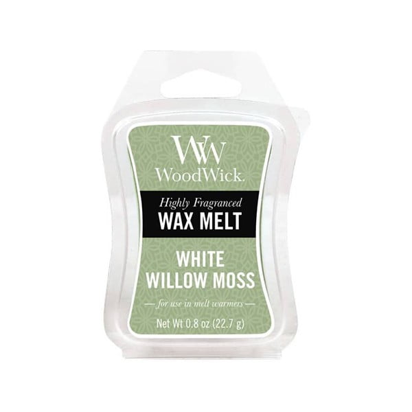 Wosk do lampki aromatycznej o zapachu wierzby i mchu WoodWick, 8 h