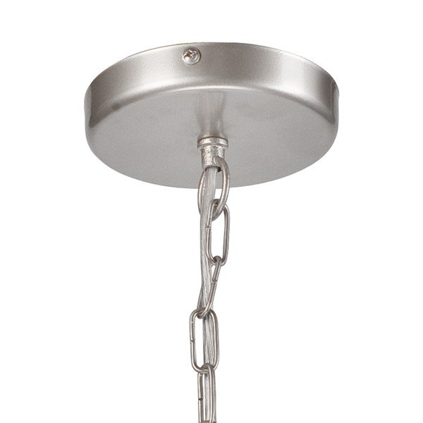 Lampa wisząca w kolorze srebra − LAMKUR-image-4