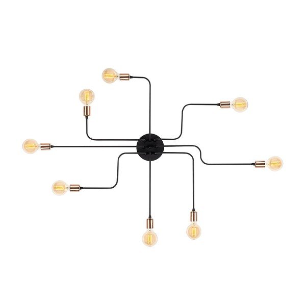 Kinkiet w czarno-brązowym kolorze Truva – Opviq lights