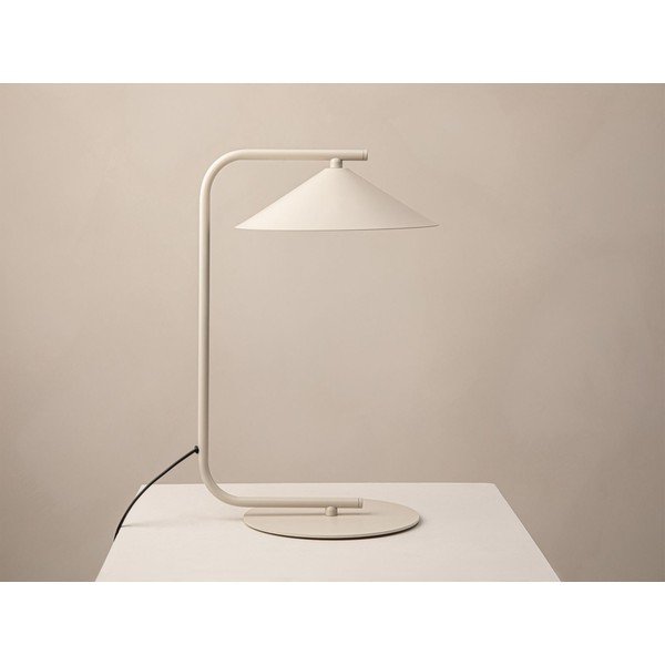 Kremowa metalowa lampa stołowa (wysokość 42 cm) Nocte – Micadoni -image-2