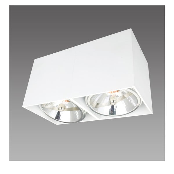 Biała lampa sufitowa Light Prestige Aliano, szer. 24 cm