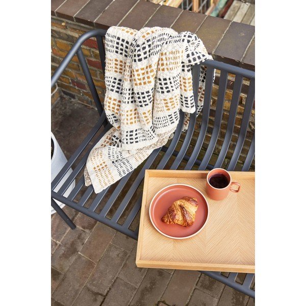 Czarna metalowa ławka ogrodowa Villa – Hübsch-image-3