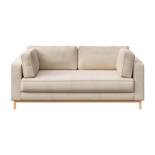 Beżowa aksamitna sofa 192 cm Celerio – Ame Yens