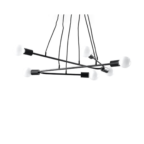 Czarna lampa wisząca 80x40 cm Latomia – Nice Lamps