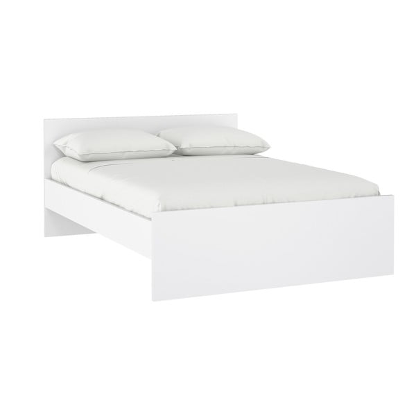 Białe łóżko dwuosobowe 160x200 cm Naia – Tvilum