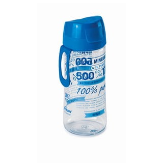 Niebieska butelka na wodę Snips Decorated, 500 ml