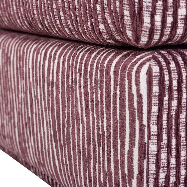 Bordowy tapicerowany podnóżek Lou – WOOOD-image-3