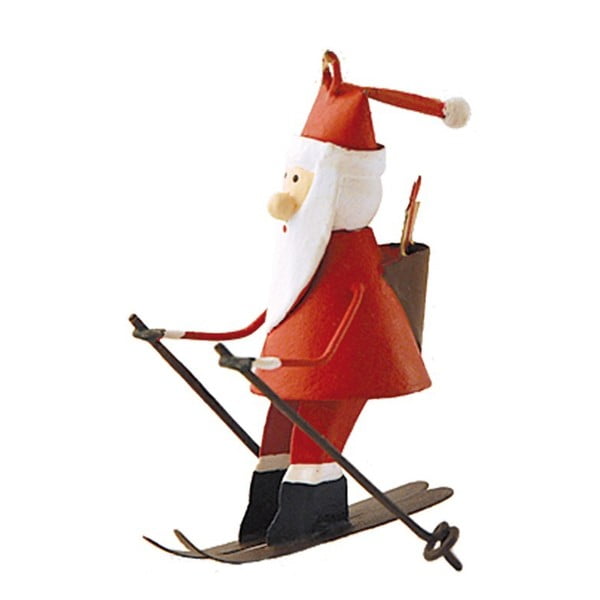 Wisząca dekoracja świąteczna Santa on Skiis – G-Bork