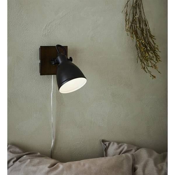 Czarny kinkiet Markslöjd Native, wys. 18,5 cm-image-2