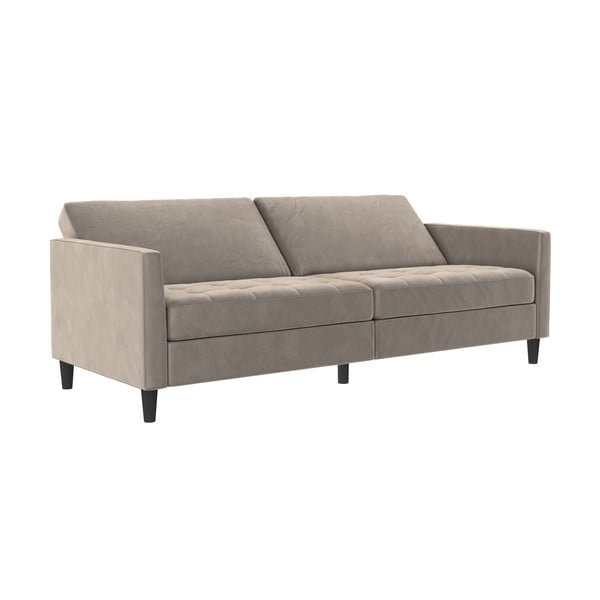 Beżowa aksamitna sofa 207 cm Presley – Støraa-image-1