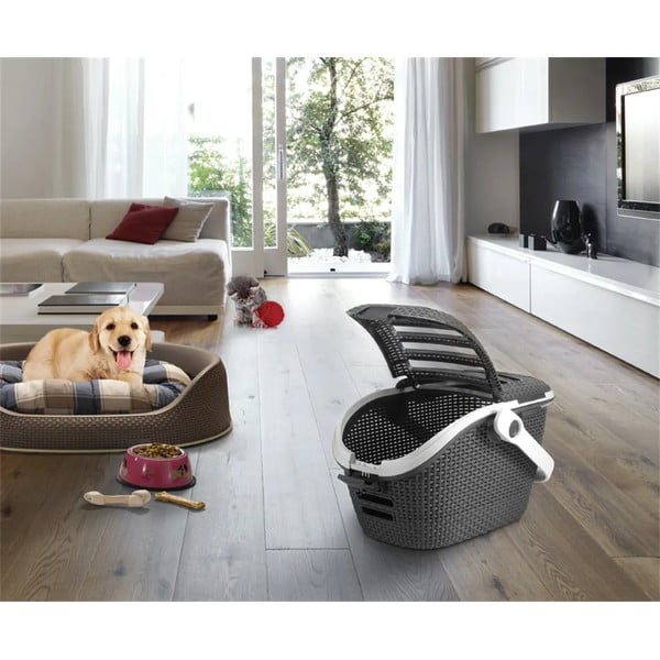 Ciemnoszary transporter dla zwierząt Curver-image-1