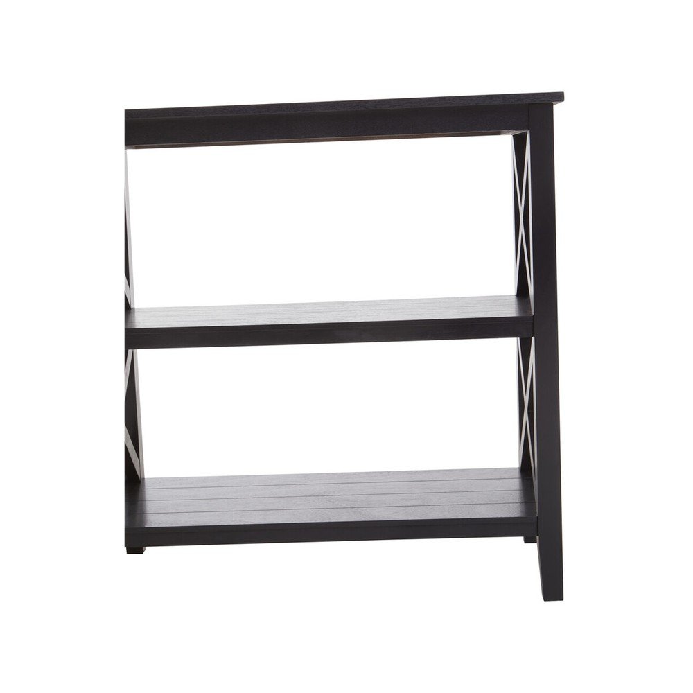 Czarny regał z litego drewna sosnowego 40x81x81 cm Heritage – Premier Housewares (zdjęcie 8)