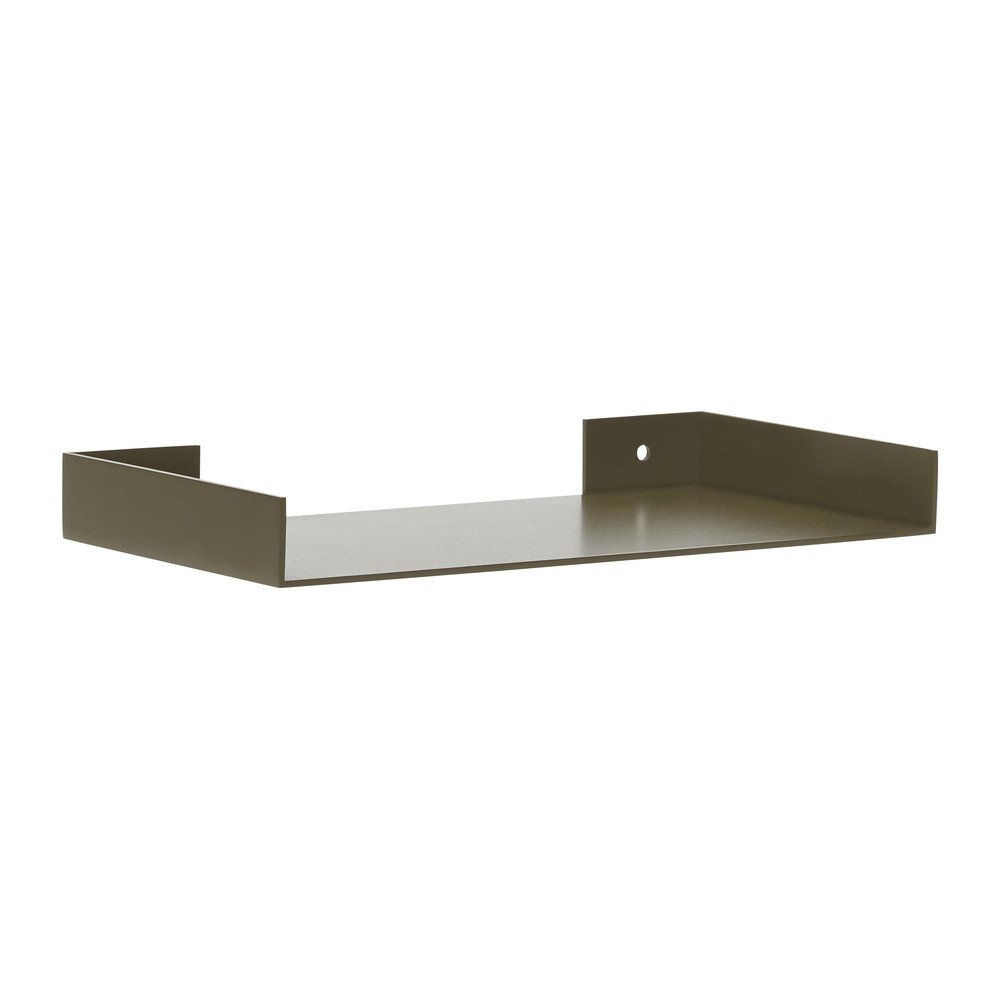 Ciemnozielona metalowa półka 30 cm Sheets – Hübsch
