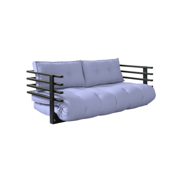 Sofa rozkładana Karup Funk Black/Blue Breeze-image-3