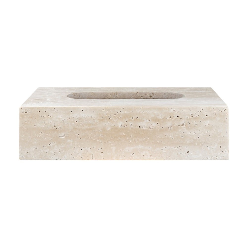 Kamienny pojemnik na chusteczki Travertine – Mette Ditmer Denmark (zdjęcie 3)