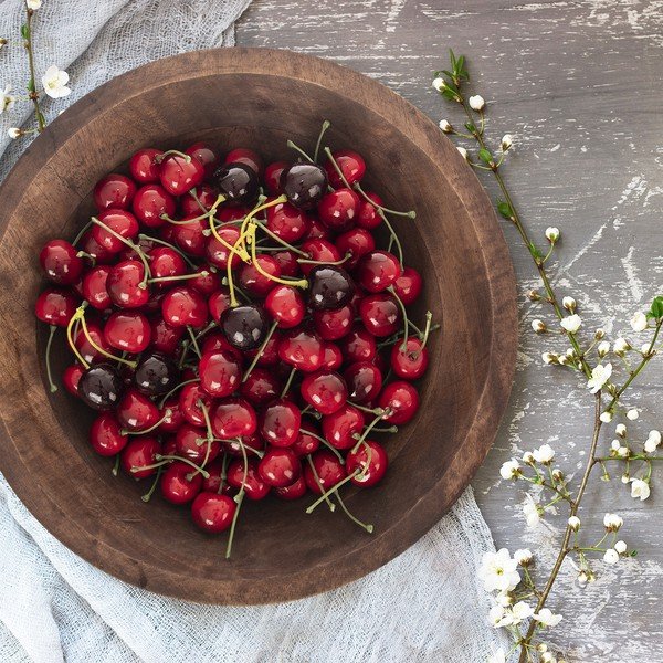 Drewniana misa w naturalnym kolorze ø 30 cm Mango – Orion-image-1