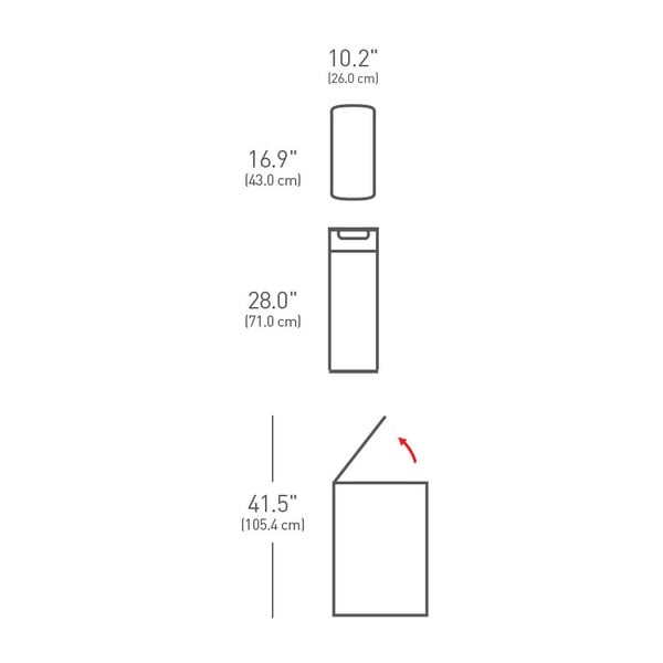 Dotykowy kosz na śmieci simplehuman Tight 40 l-image-3