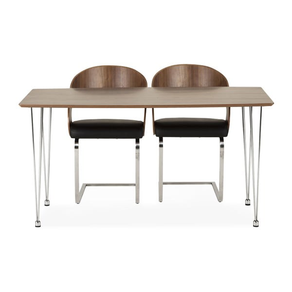 Krzesło z drewna orzechowego Kokoon Design Mona-image-4