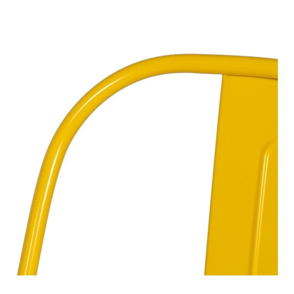 Żółte metalowe krzesła zestaw 2 szt. – Ixia-image-4