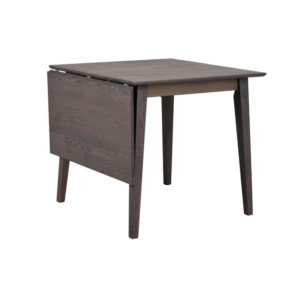 Rozkładany stół z litego drewna dębowego 80x80 cm Filippa – Rowico-image-4