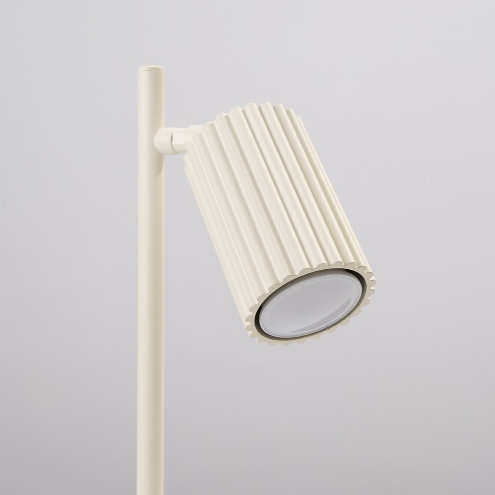 Kremowa lampa stołowa (wysokość 43 cm) Gleam – Sollux (zdjęcie 8)
