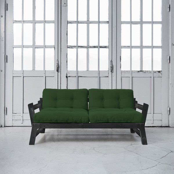 Sofa rozkładana Karup Step Black/Botella-image-1